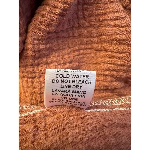 Anthropologie ENTRO Women's Colorblock V-Neck Collared Blouse Size S - Picture 10 of 10